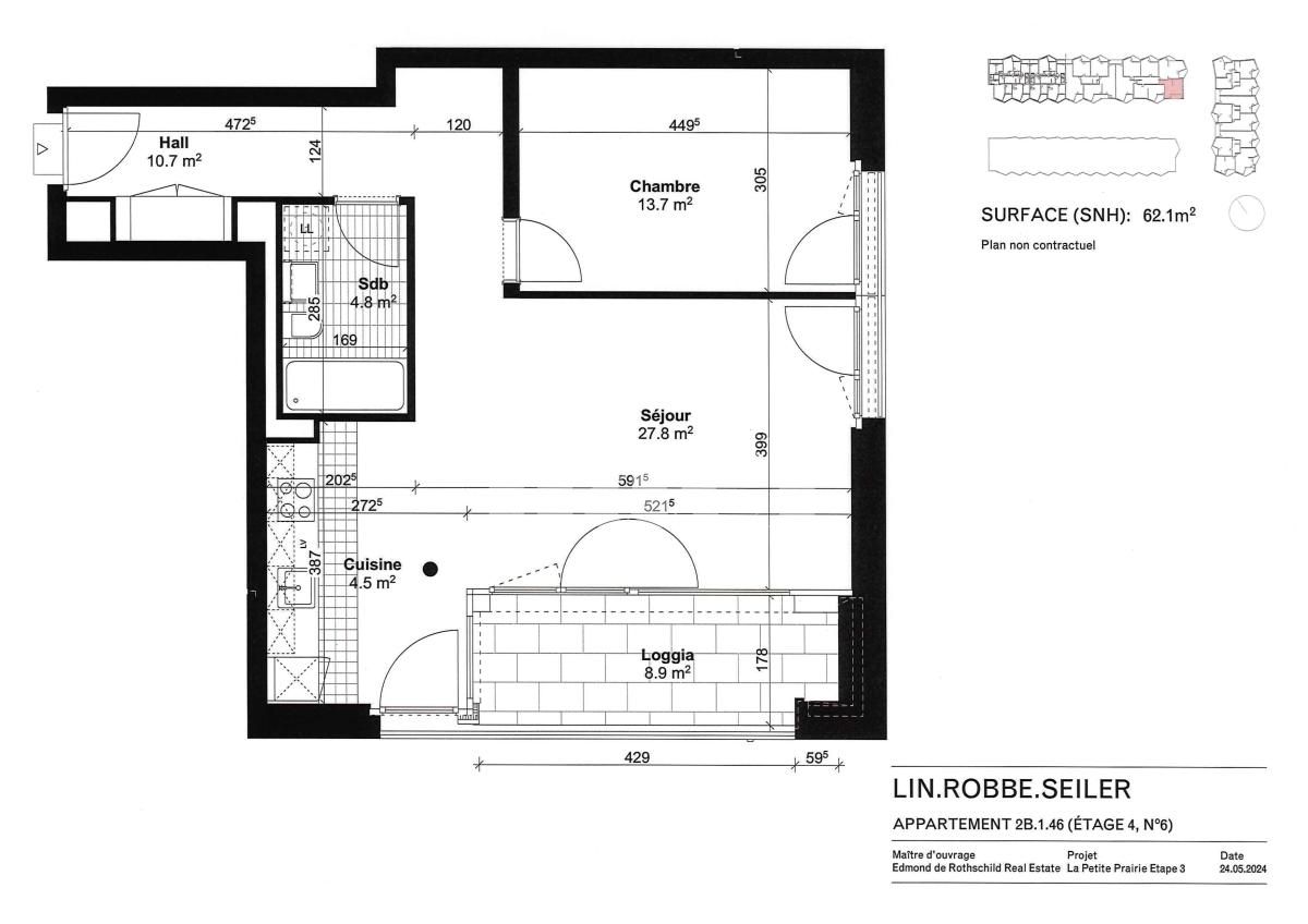 À louer : Appartement 2 Pieces Nyon - Ref : 205821.4006 | Naef Immobilier