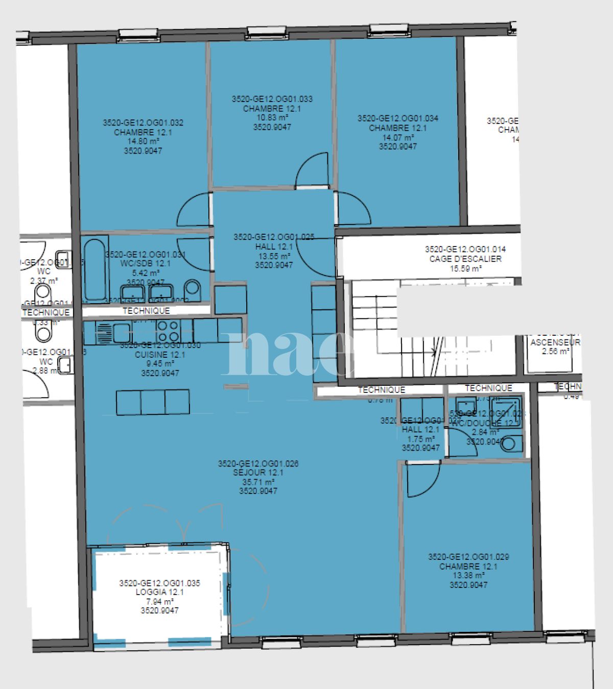 À louer : Appartement 5.5 Pieces Neuchâtel - Ref : 208694.1001 | Naef Immobilier