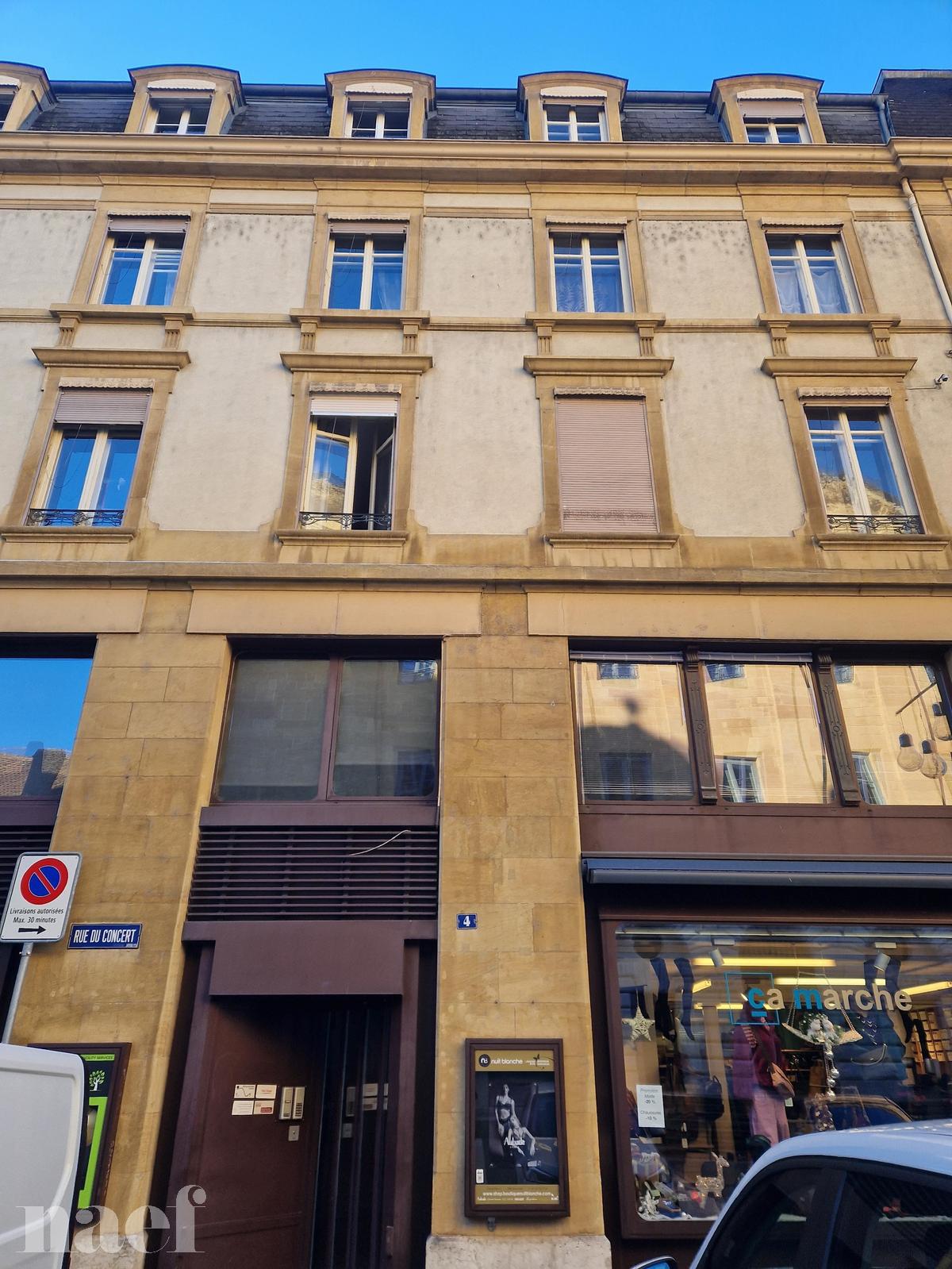 À louer : Surface Commerciale Bureau Neuchâtel - Ref : 218306.102 | Naef Immobilier