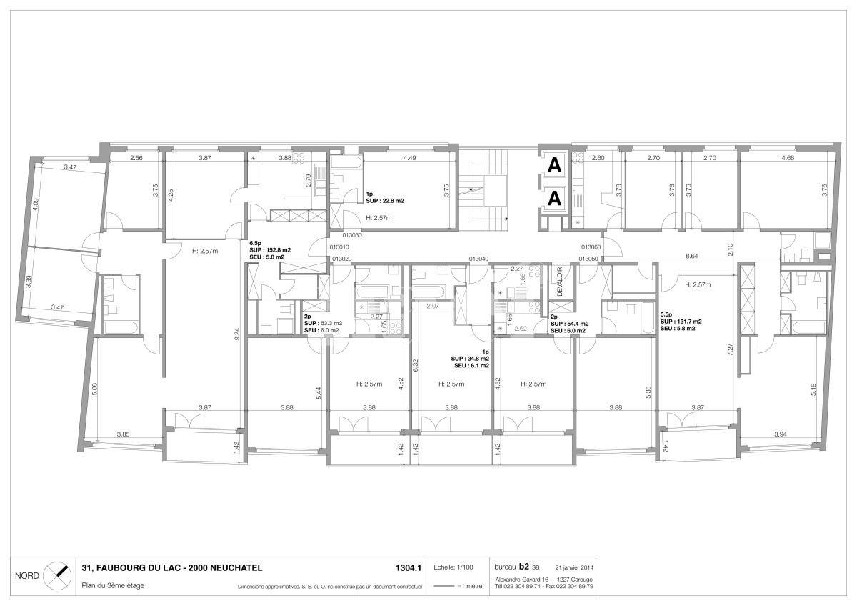 À louer : Appartement 6.5 Pieces Neuchâtel - Ref : 218310.3001 | Naef Immobilier