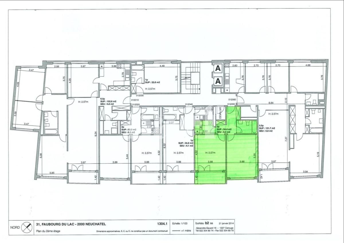 À louer : Appartement 2 Pieces Neuchâtel - Ref : 218310.4005 | Naef Immobilier
