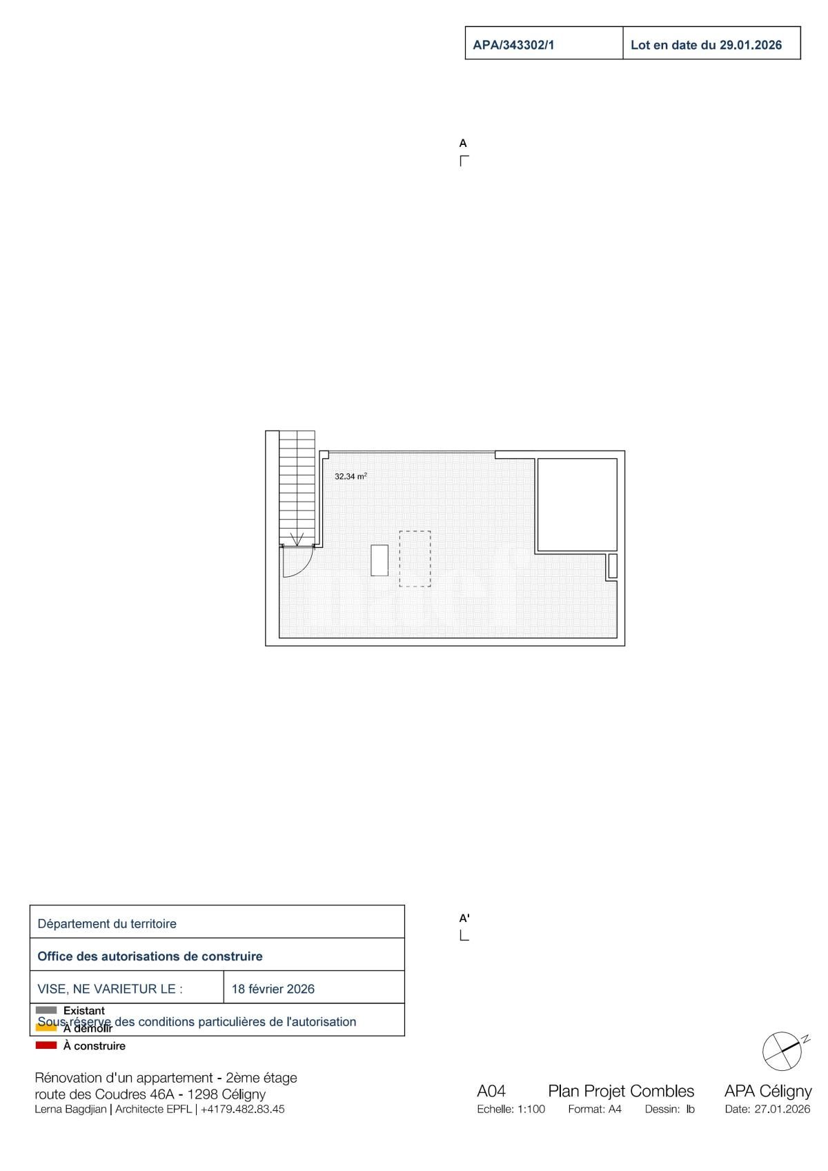 À louer : Appartement 4 Pieces Céligny - Ref : 219764.2001 | Naef Immobilier