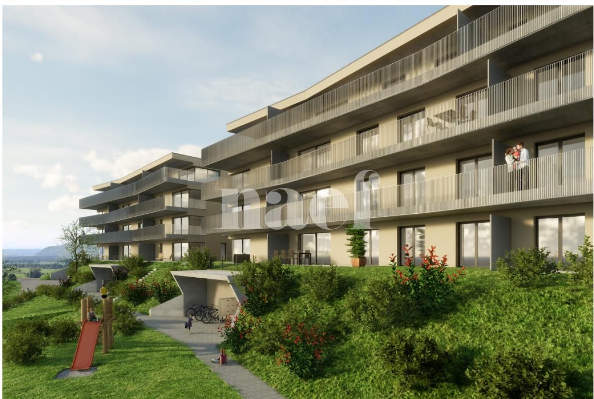 À louer : Appartement 3.5 Pieces Gampelen - Ref : 219790.1003 | Naef Immobilier