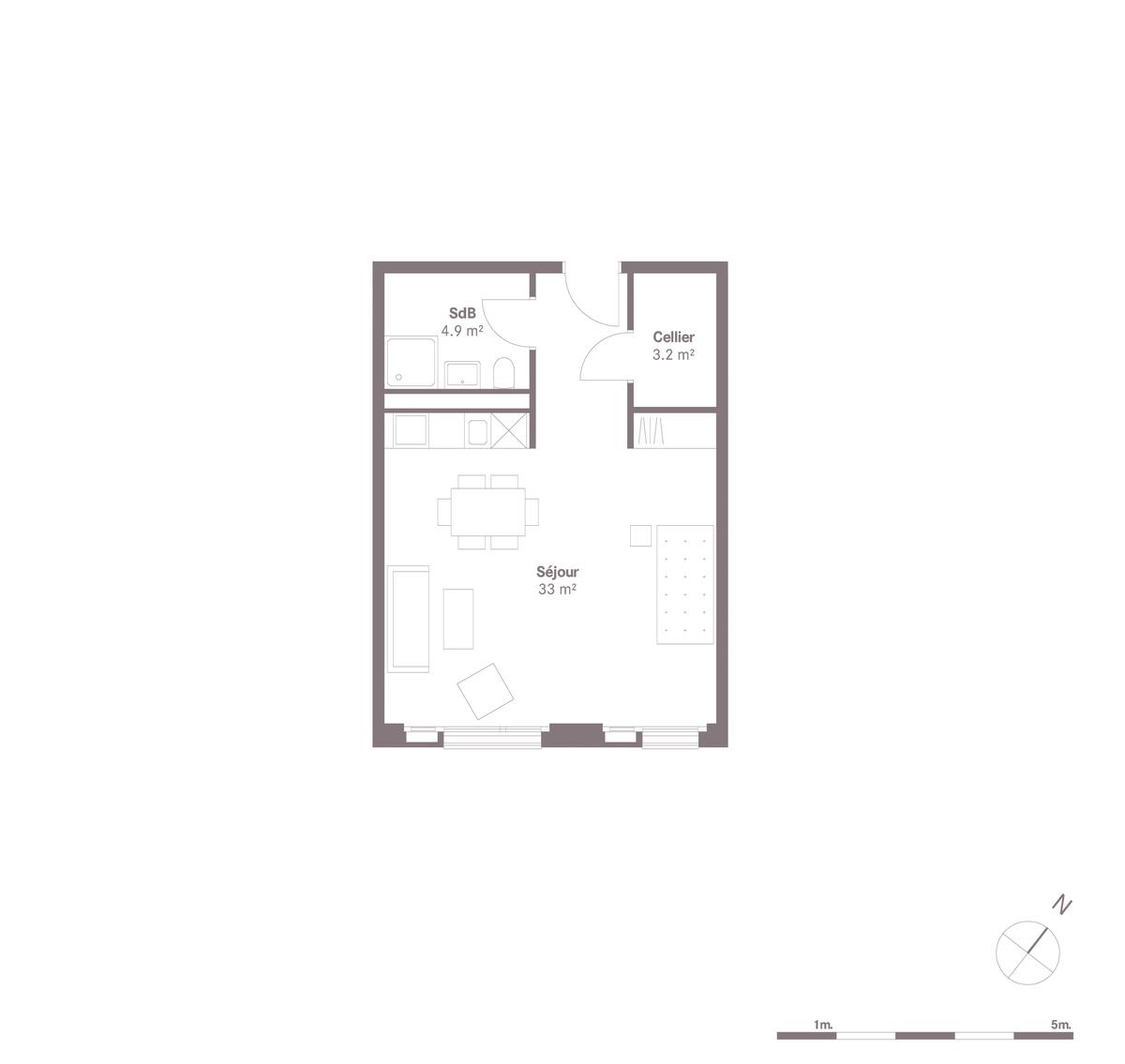 À louer : Appartement 1.5 Pieces Crissier - Ref : 224388.5002 | Naef Immobilier