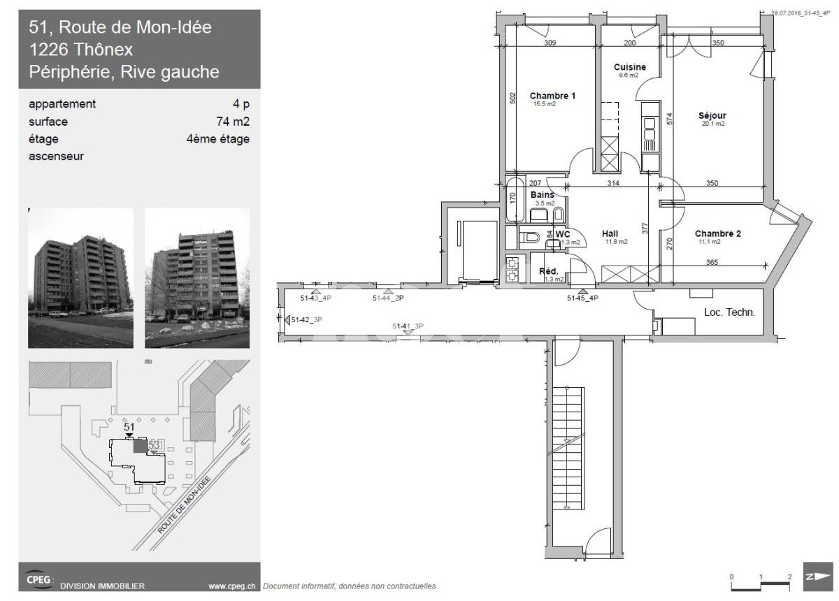 À louer : Appartement 4 Pieces Thônex - Ref : 269185.4045 | Naef Immobilier