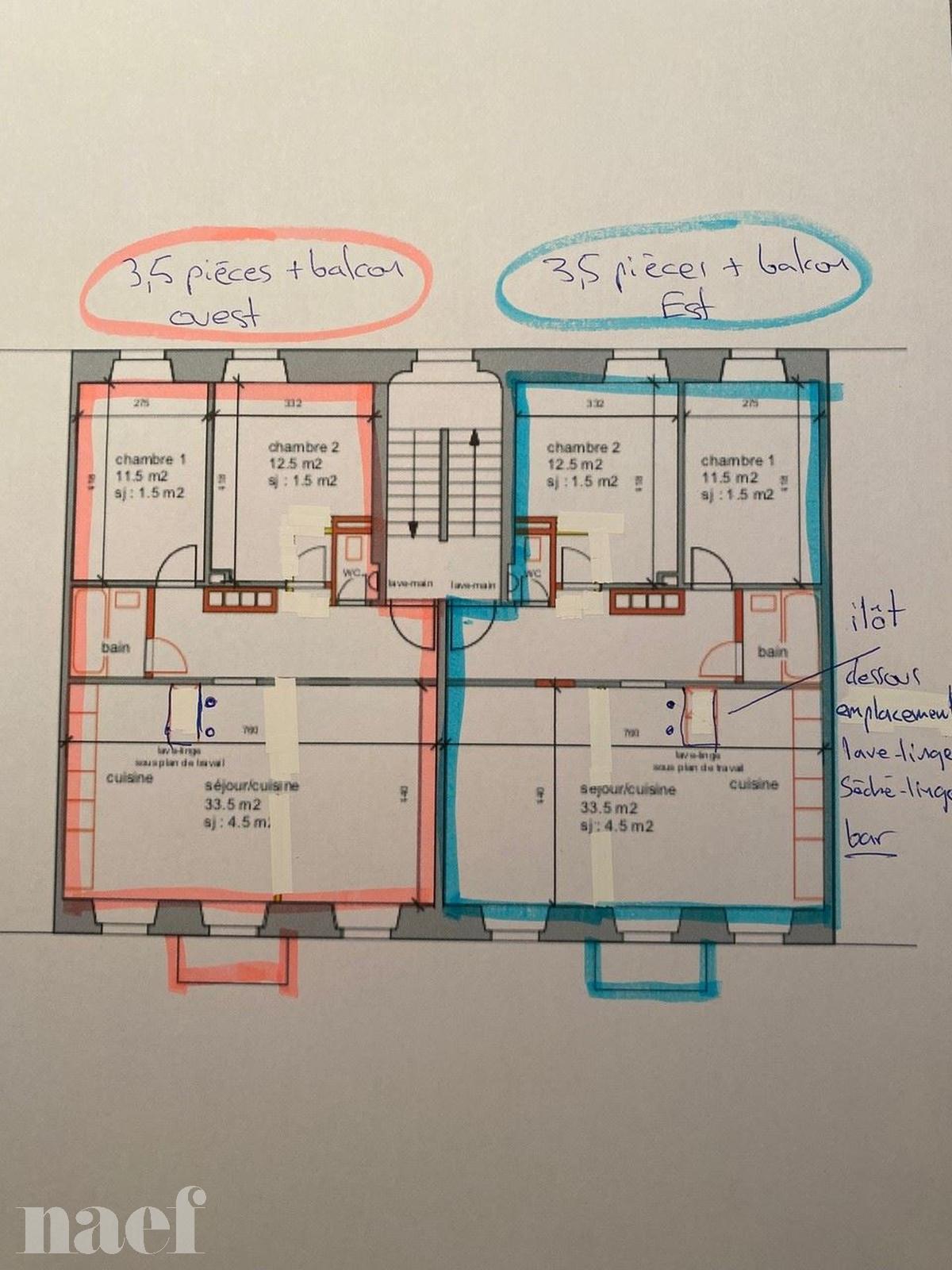 À louer : Appartement 3.5 Pieces La Chaux-de-Fonds - Ref : 276909.3001 | Naef Immobilier