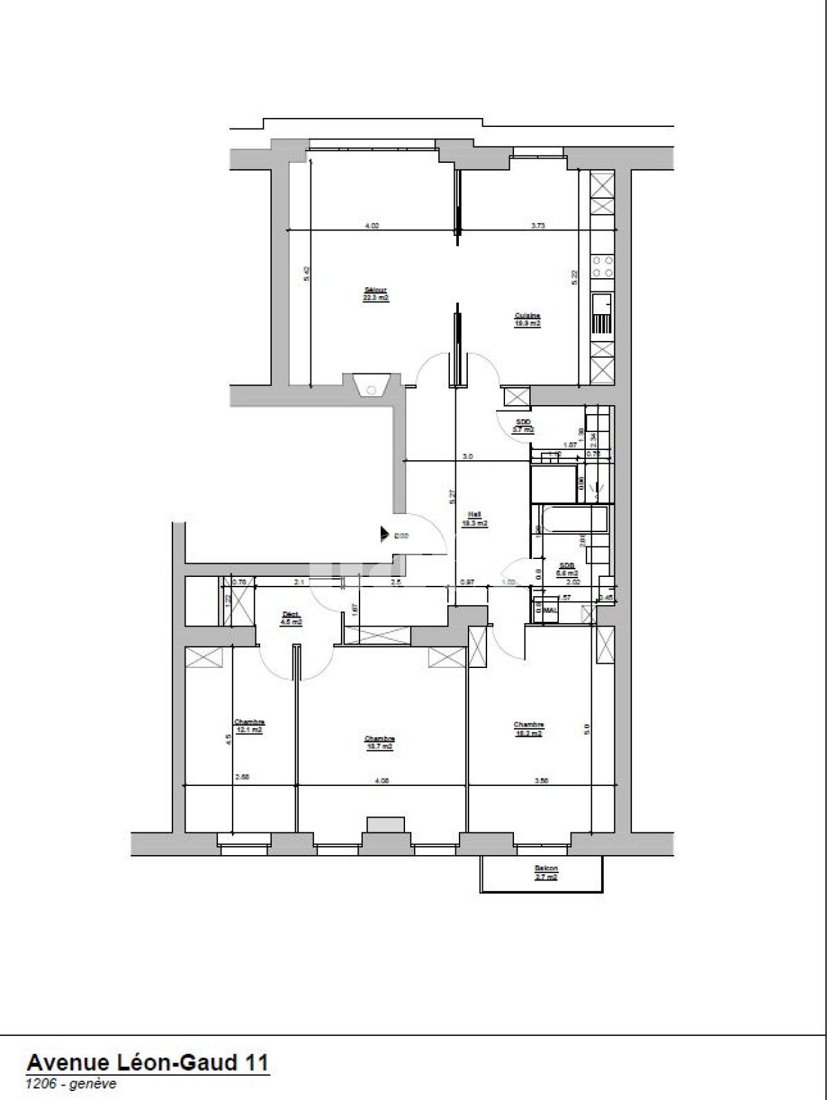 À louer : Appartement 5 Pieces Genève - Ref : EC.39388 | Naef Immobilier