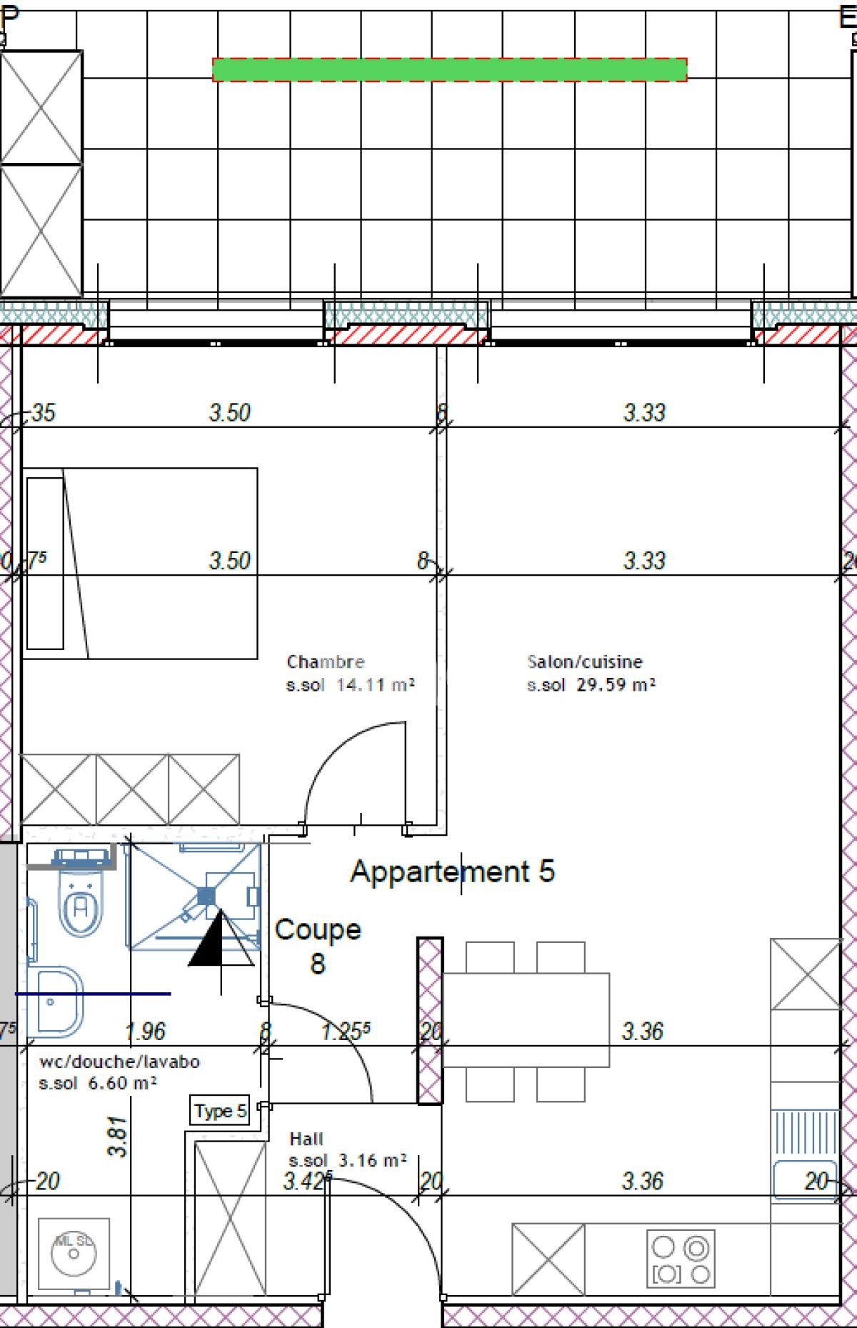 À louer : Appartement 2.5 Pieces Fleurier - Ref : EC.44762 | Naef Immobilier