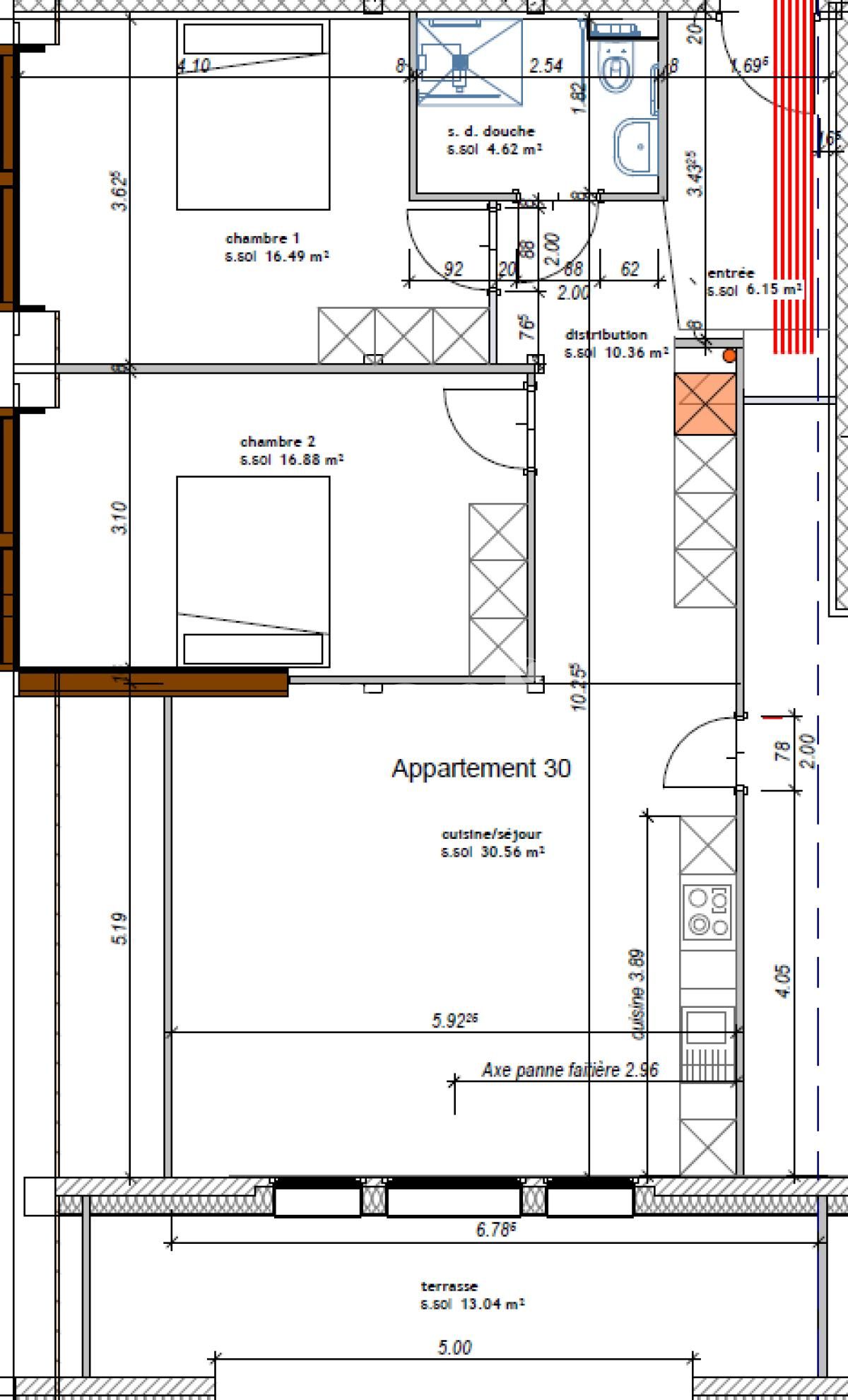 À louer : Appartement 3.5 Pieces Fleurier - Ref : EC.45532 | Naef Immobilier