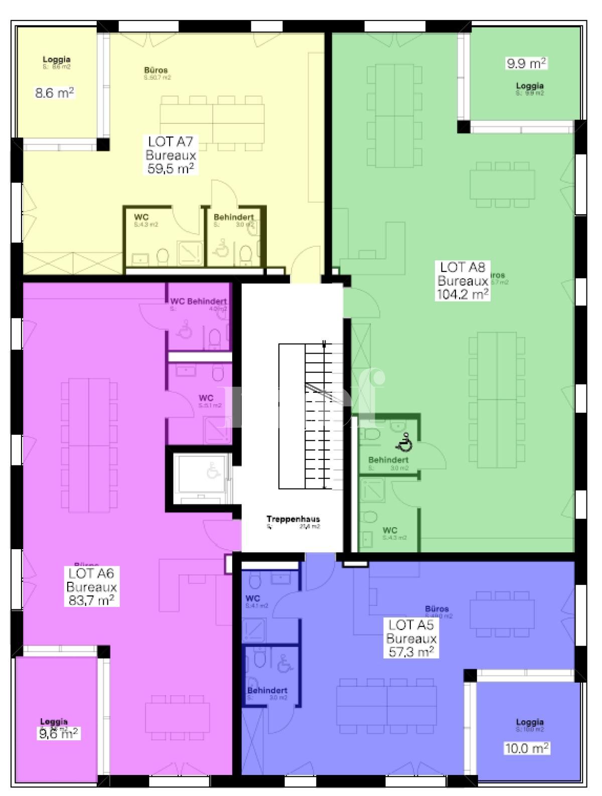 À louer : Surface Commerciale Bureau Kerzers - Ref : EC.45579 | Naef Immobilier