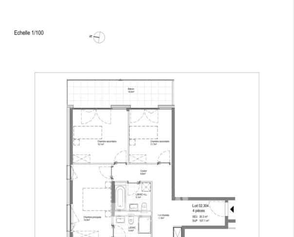 À louer : Appartement 4.5 Pieces Crissier - Ref : 200016.3002 | Naef Immobilier