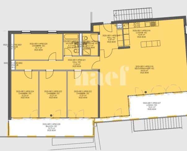 À louer : Appartement 5.5 Pieces Neuchâtel - Ref : 208692.1 | Naef Immobilier