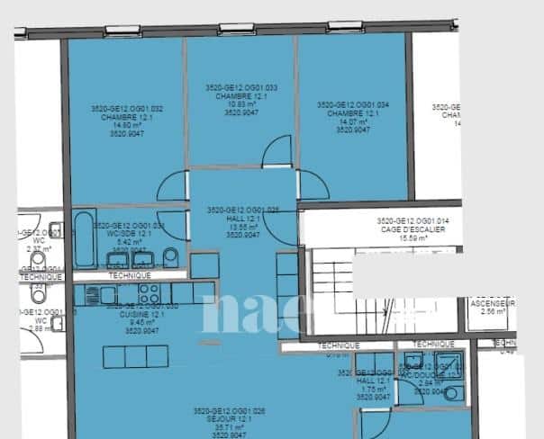 À louer : Appartement 5.5 Pieces Neuchâtel - Ref : 208694.1001 | Naef Immobilier