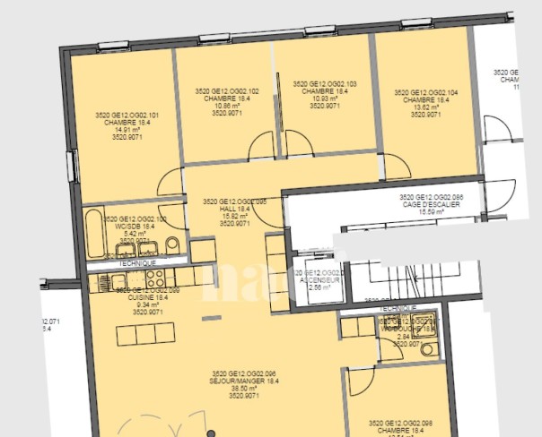 À louer : Appartement 6.5 Pieces Neuchâtel - Ref : 208697.2001 | Naef Immobilier