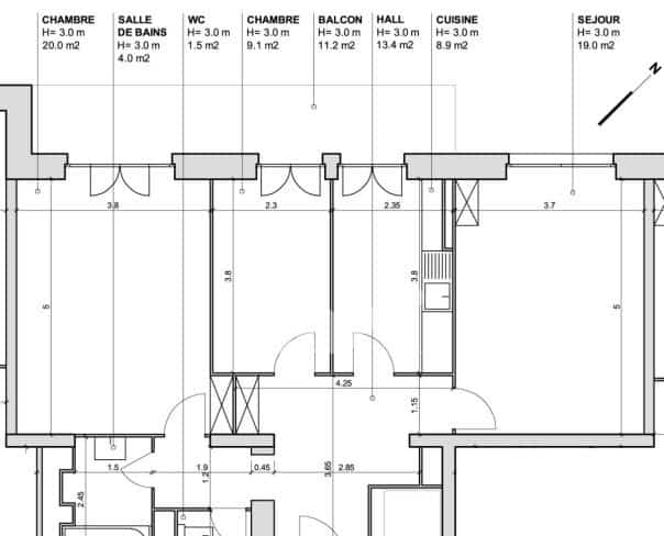 À louer : Appartement 4 Pieces Genève - Ref : 210293.1002 | Naef Immobilier