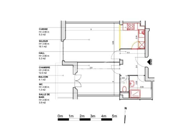 À louer : Appartement 2.5 Pieces Genève - Ref : 212180.1003 | Naef Immobilier