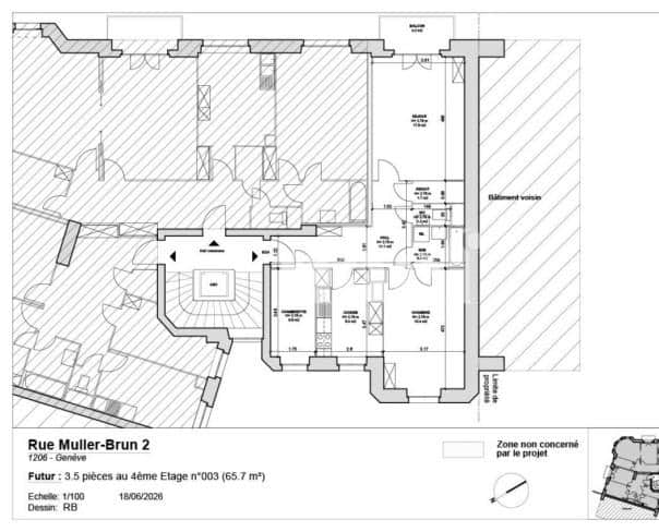 À louer : Appartement 3.5 Pieces Genève - Ref : 216852.4003 | Naef Immobilier