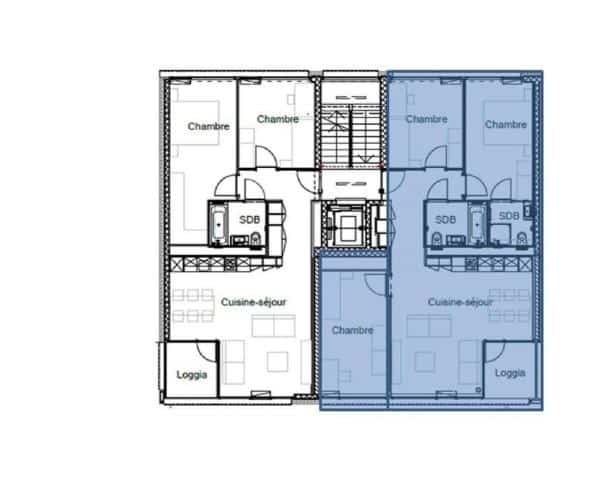 À louer : Appartement 3.5 Pieces La Chaux-de-Fonds - Ref : 276187.3034 | Naef Immobilier