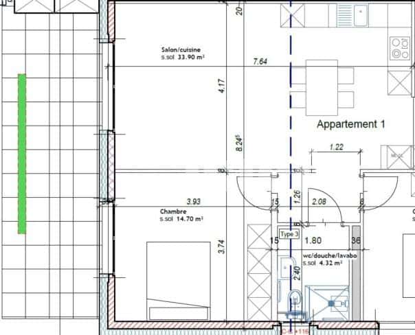 À louer : Appartement 3.5 Pieces Fleurier - Ref : EC.44763 | Naef Immobilier