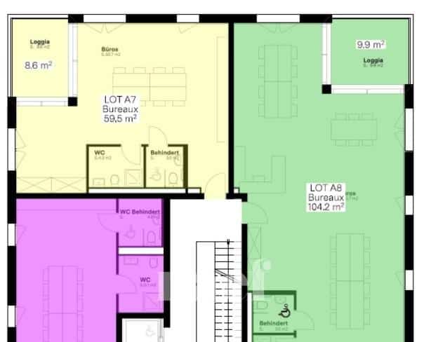 À louer : Surface Commerciale Bureau Kerzers - Ref : EC.45579 | Naef Immobilier
