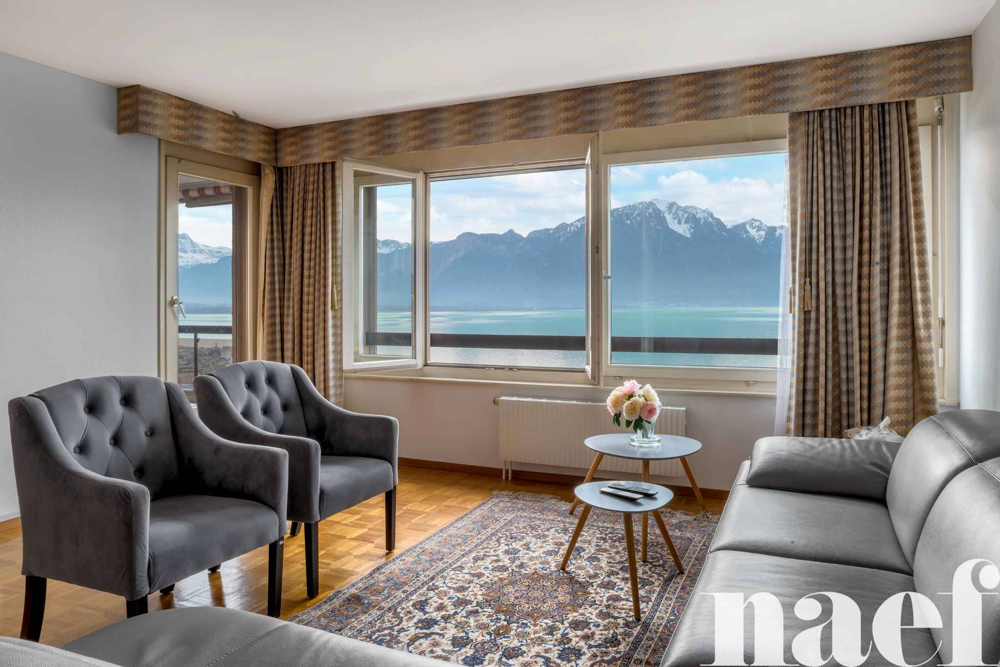 À vendre : Appartement 3 chambres Montreux - Ref : 0266 | Naef Immobilier