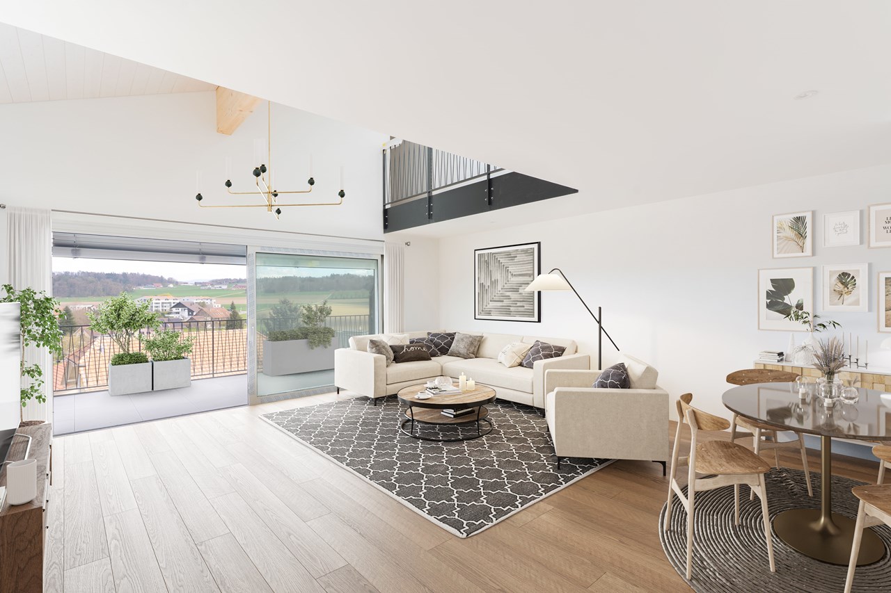 À vendre : Appartement 3 chambres Fétigny - Ref : 0445 | Naef Immobilier