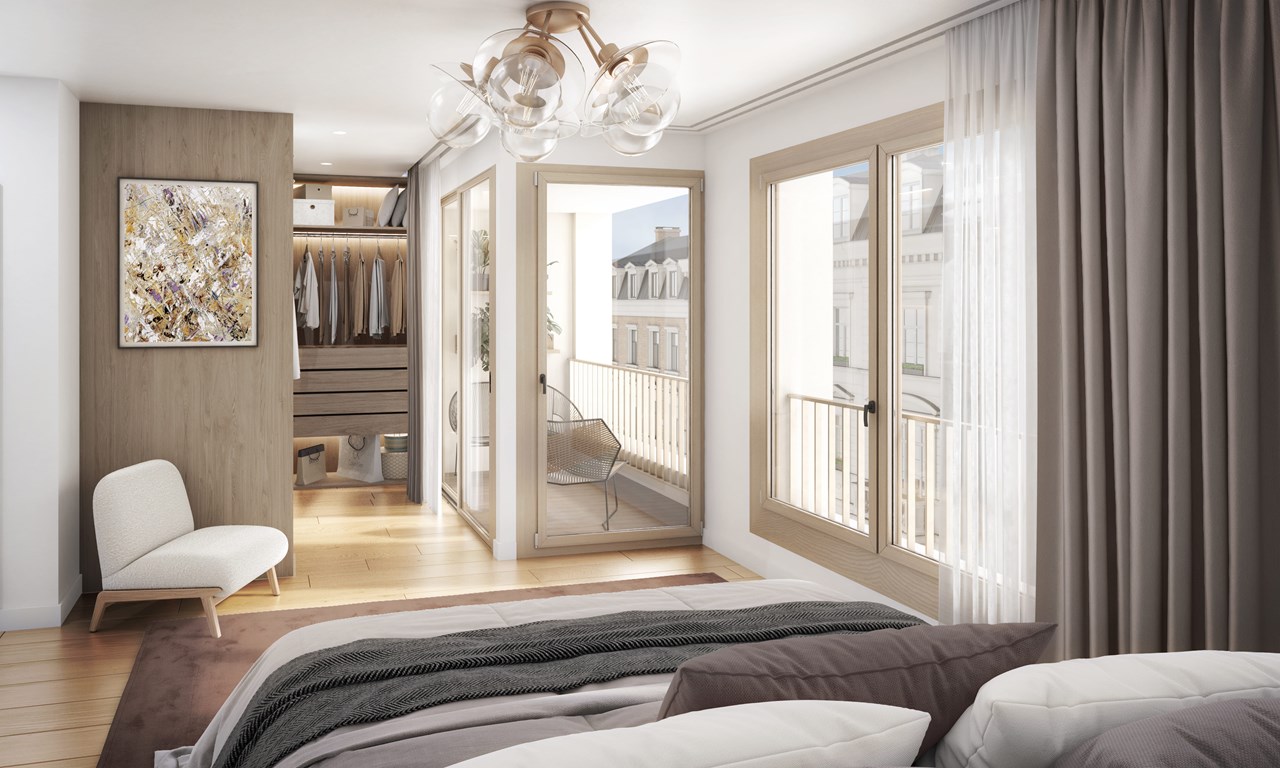 À vendre : Appartement 3 chambres Genève - Eaux-vives - Ref : 1582 | Naef Immobilier