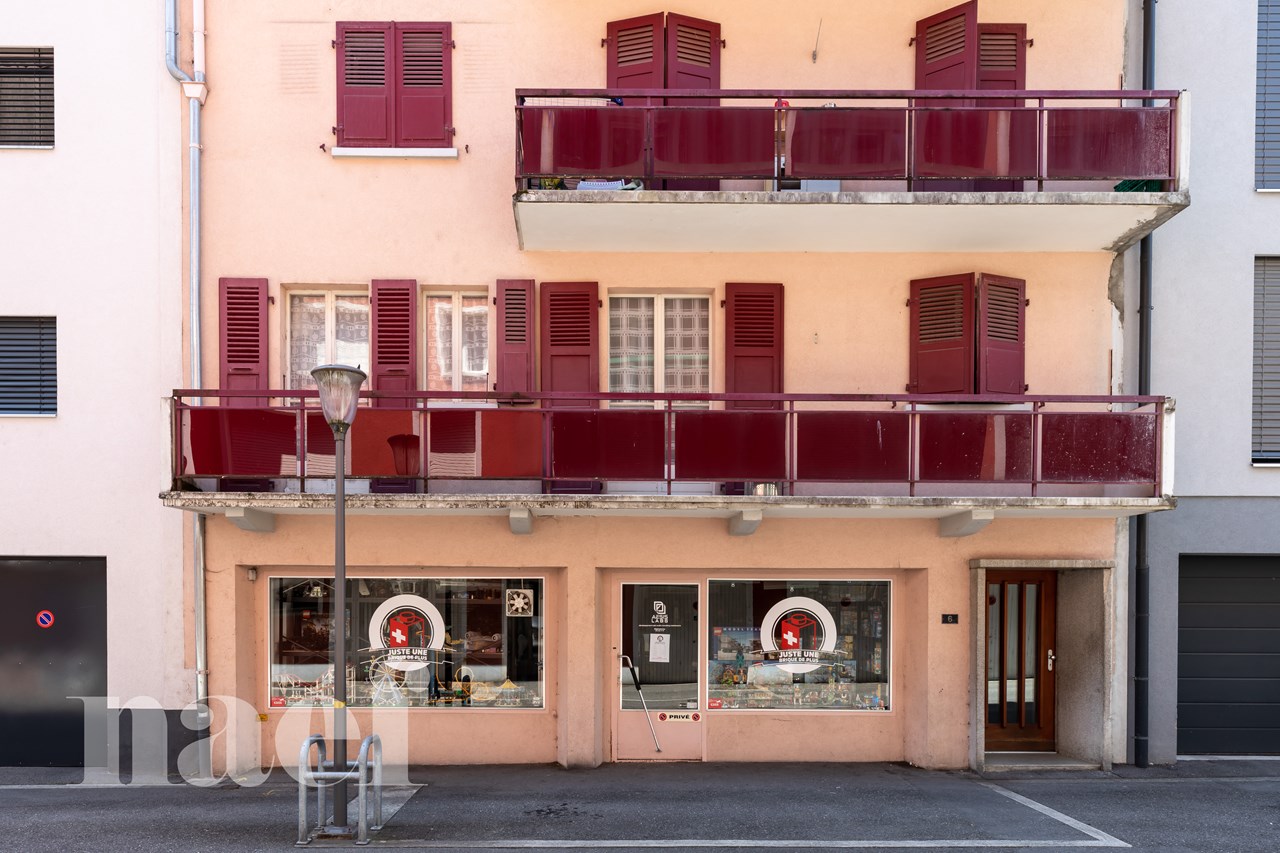 À vendre : Bien de rendement mixte Monthey - Ref : 1587 | Naef Immobilier