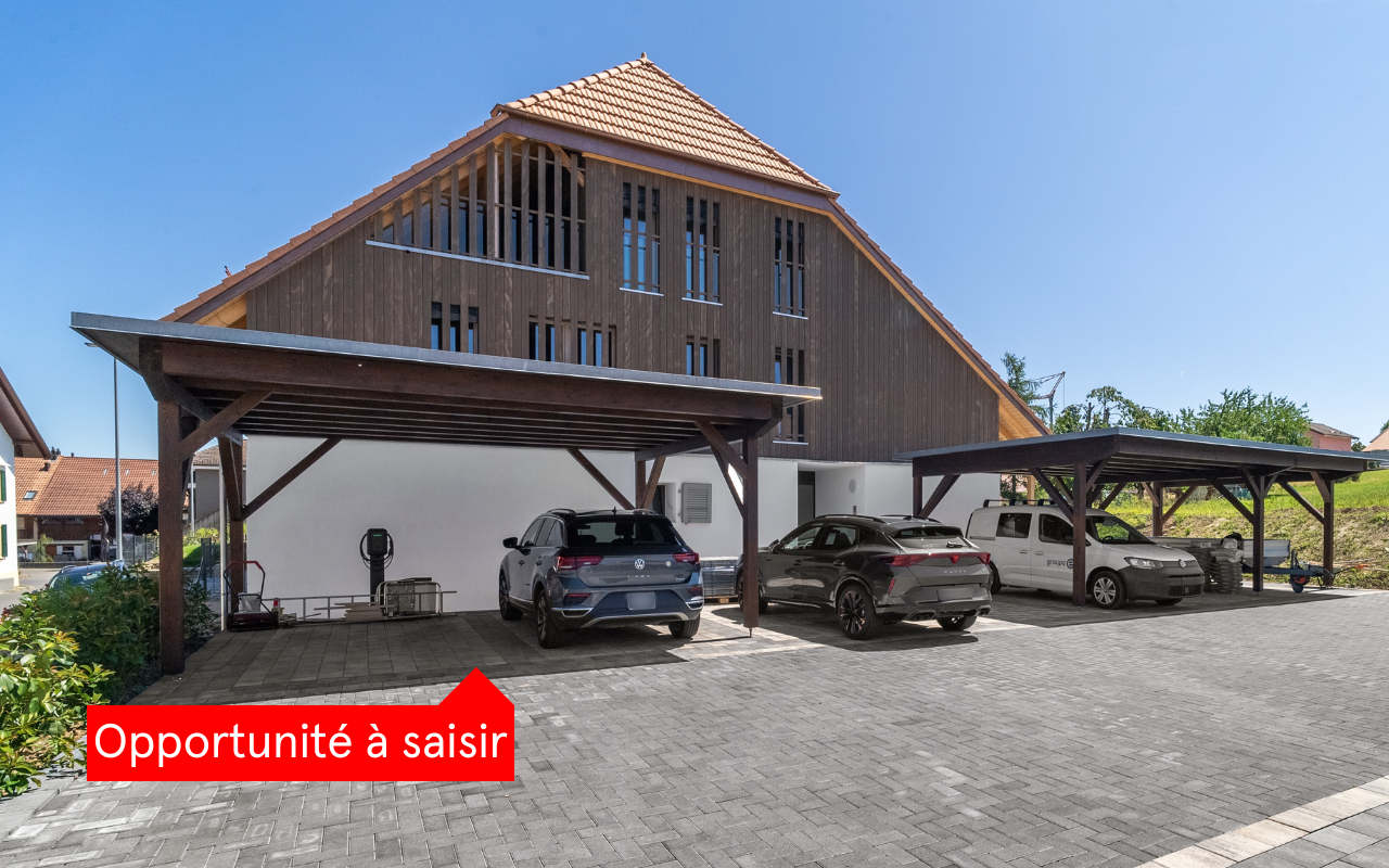 À vendre : Appartement 2 chambres Vallamand - Ref : 1657 | Naef Immobilier