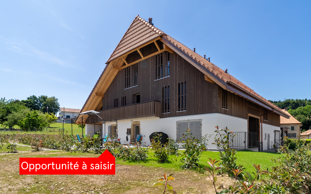 À vendre : Appartement 3 chambres Vallamand - Ref : 1658 | Naef Immobilier