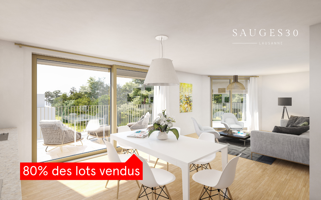 À vendre : Appartement 2 chambres Lausanne - Ref : 2092 | Naef Immobilier