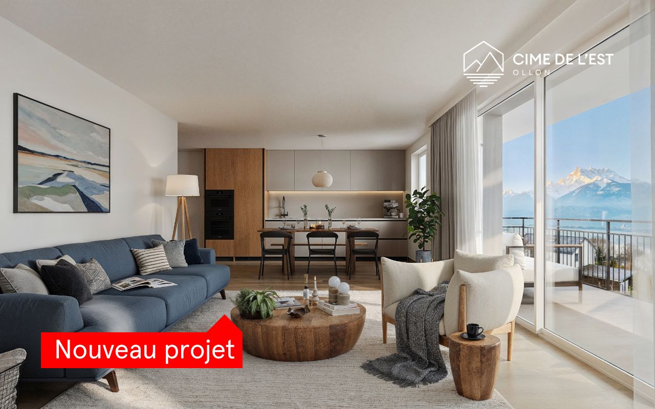 À vendre : Appartement 2 chambres Ollon - Ref : 2148 | Naef Immobilier
