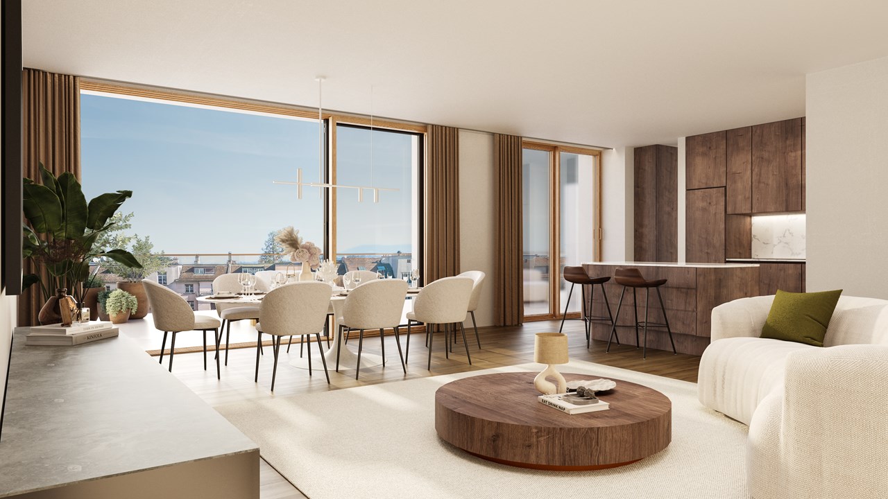 À vendre : Appartement 3 chambres Genève - Ref : 2320 | Naef Immobilier