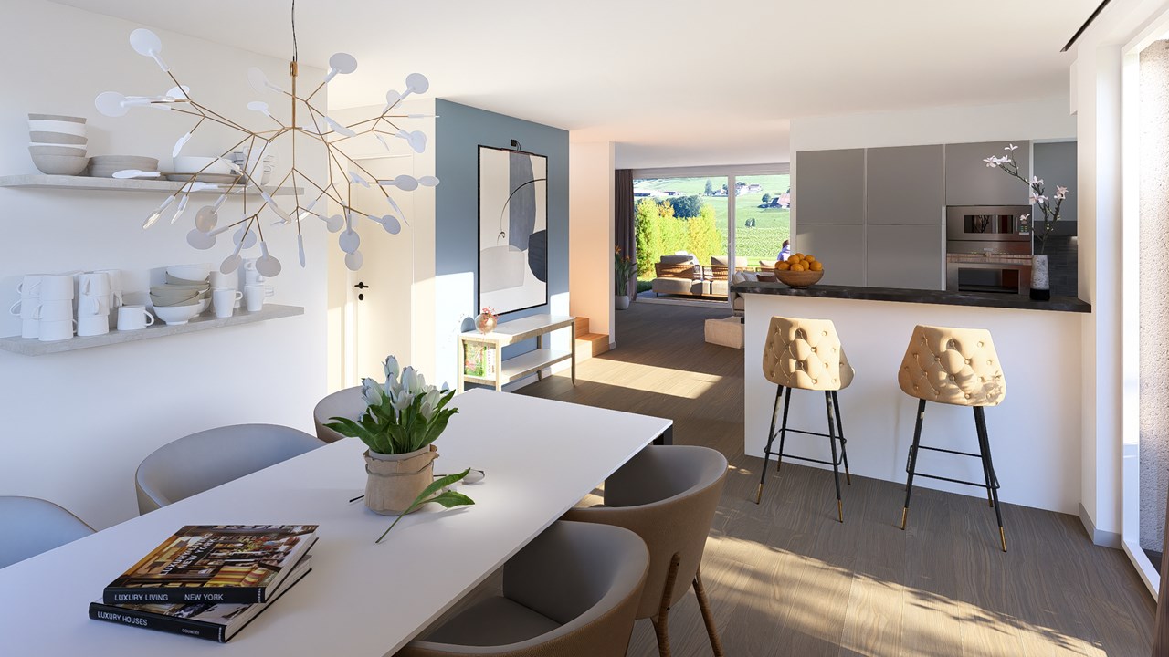 À vendre : Maison 3 chambres Le Mouret - Ref : 2574 | Naef Immobilier