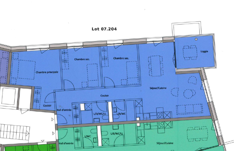 À vendre : Appartement 3 chambres Crissier - Ref : 2580 | Naef Immobilier