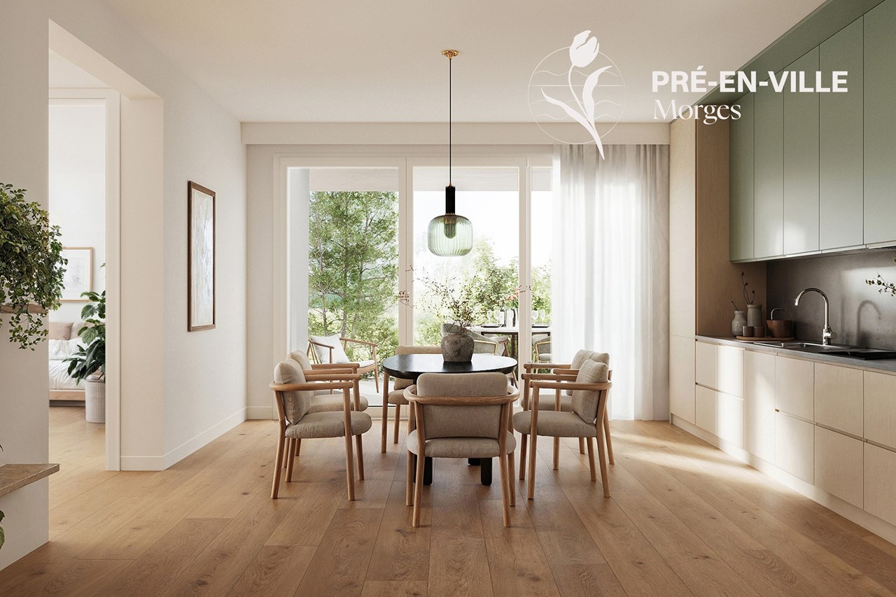 À vendre : Appartement 2 chambres Morges - Ref : 2624 | Naef Immobilier