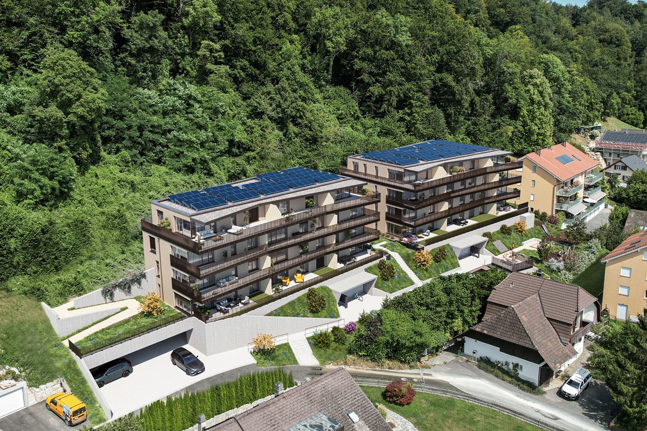 À vendre : Appartement 3 chambres Gampelen - Ref : 2659 | Naef Immobilier