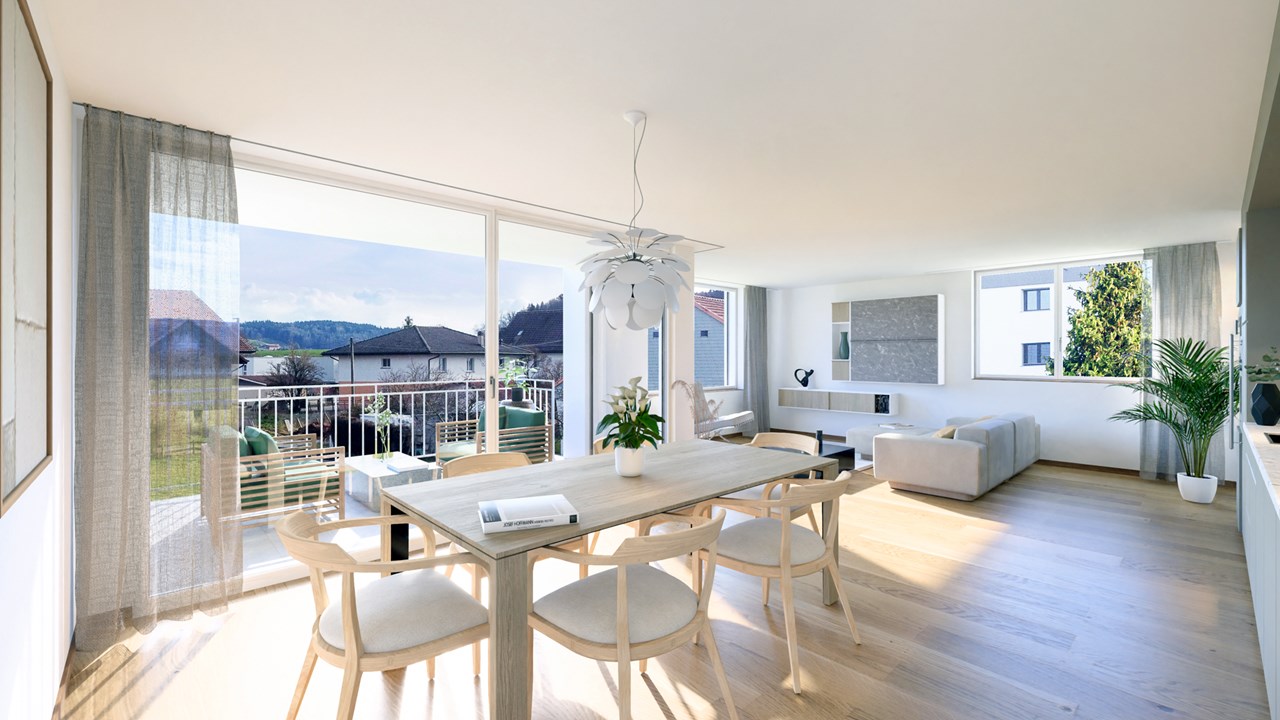 À vendre : Appartement 3 chambres Siviriez - Ref : 2691 | Naef Immobilier