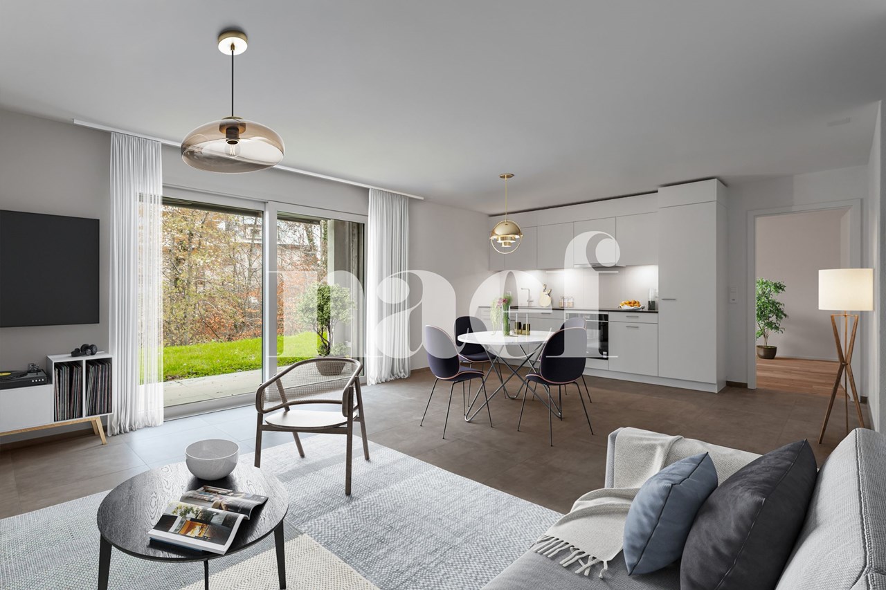 À vendre : Appartement 3 chambres Saint-Aubin - Ref : 2800 | Naef Immobilier