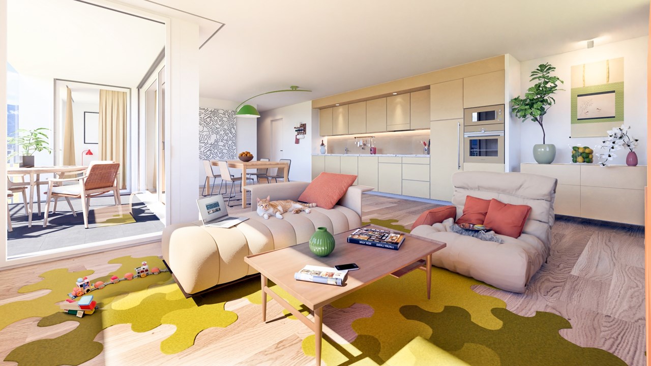 À vendre : Appartement 2 chambres Siviriez - Ref : 2808 | Naef Immobilier