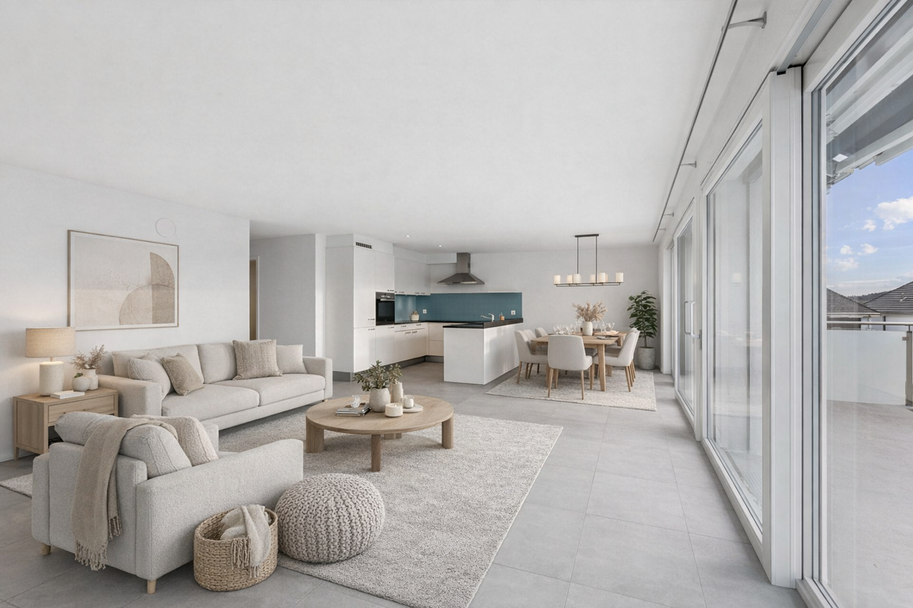 À vendre : Appartement 3 chambres Lignières - Ref : 2858 | Naef Immobilier