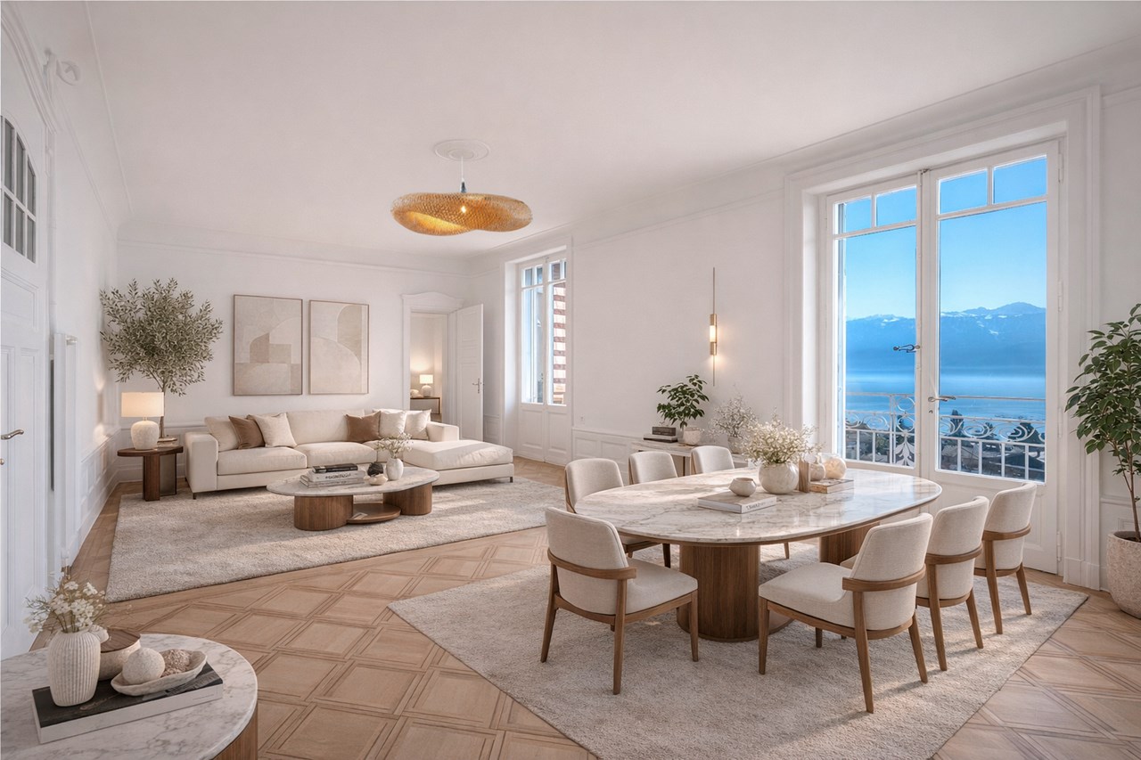 À vendre : Appartement 4 chambres Pully - Ref : 3003 | Naef Immobilier