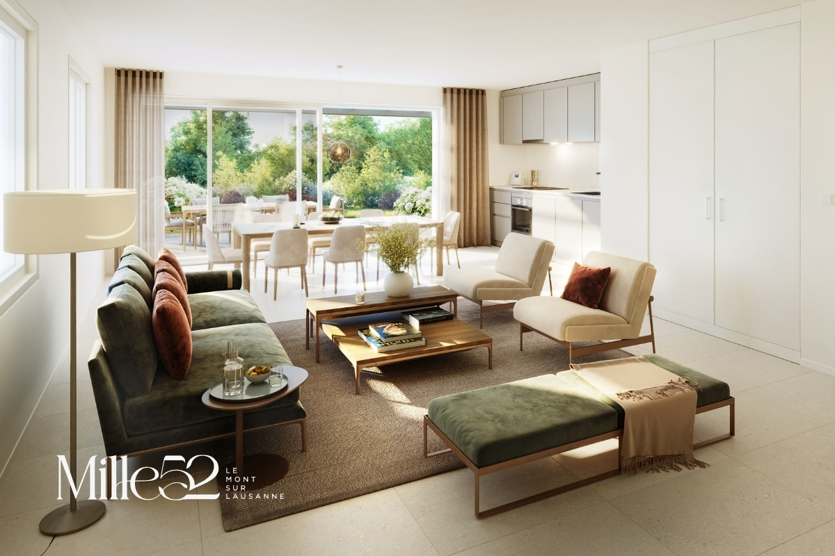 À vendre : Appartement 4 chambres Le Mont-sur-Lausanne - Ref : 3061 | Naef Immobilier