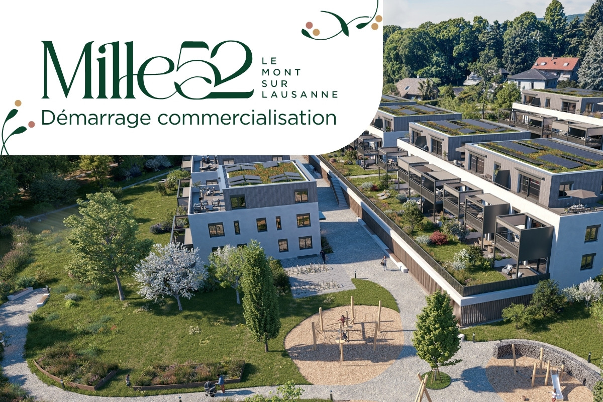 À vendre : Appartement 3 chambres Le Mont-sur-Lausanne - Ref : 3062 | Naef Immobilier