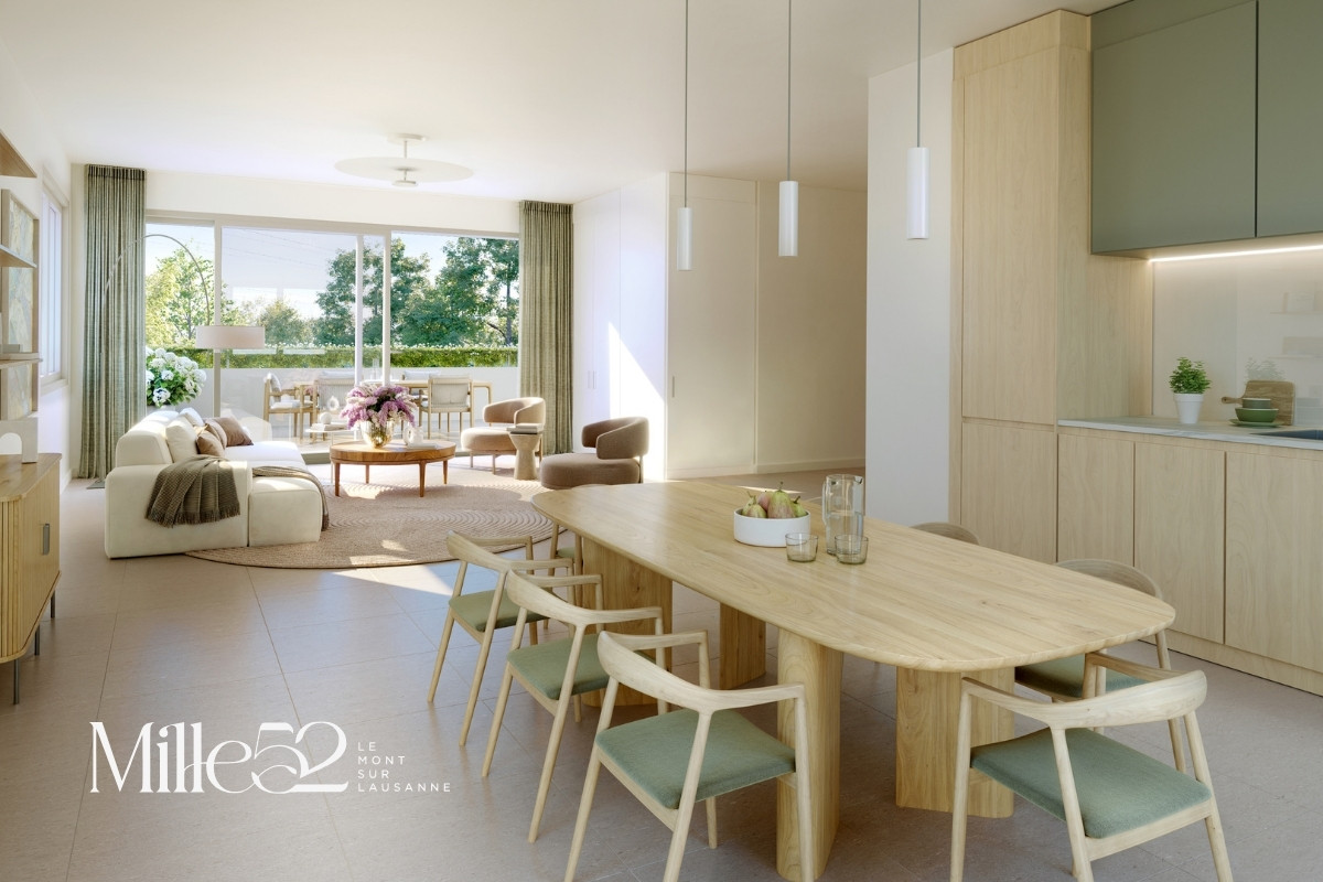 À vendre : Appartement 3 chambres Le Mont-sur-Lausanne - Ref : 3062 | Naef Immobilier