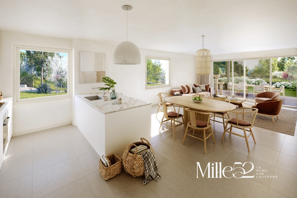 À vendre : Appartement 2 chambres Le Mont-sur-Lausanne - Ref : 3065 | Naef Immobilier