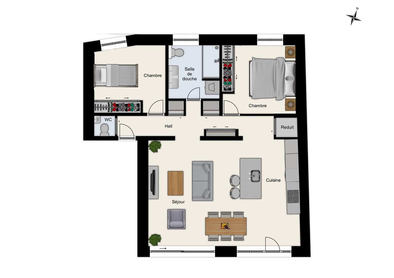 À vendre : Appartement 2 chambres Begnins - Ref : 3130 | Naef Immobilier
