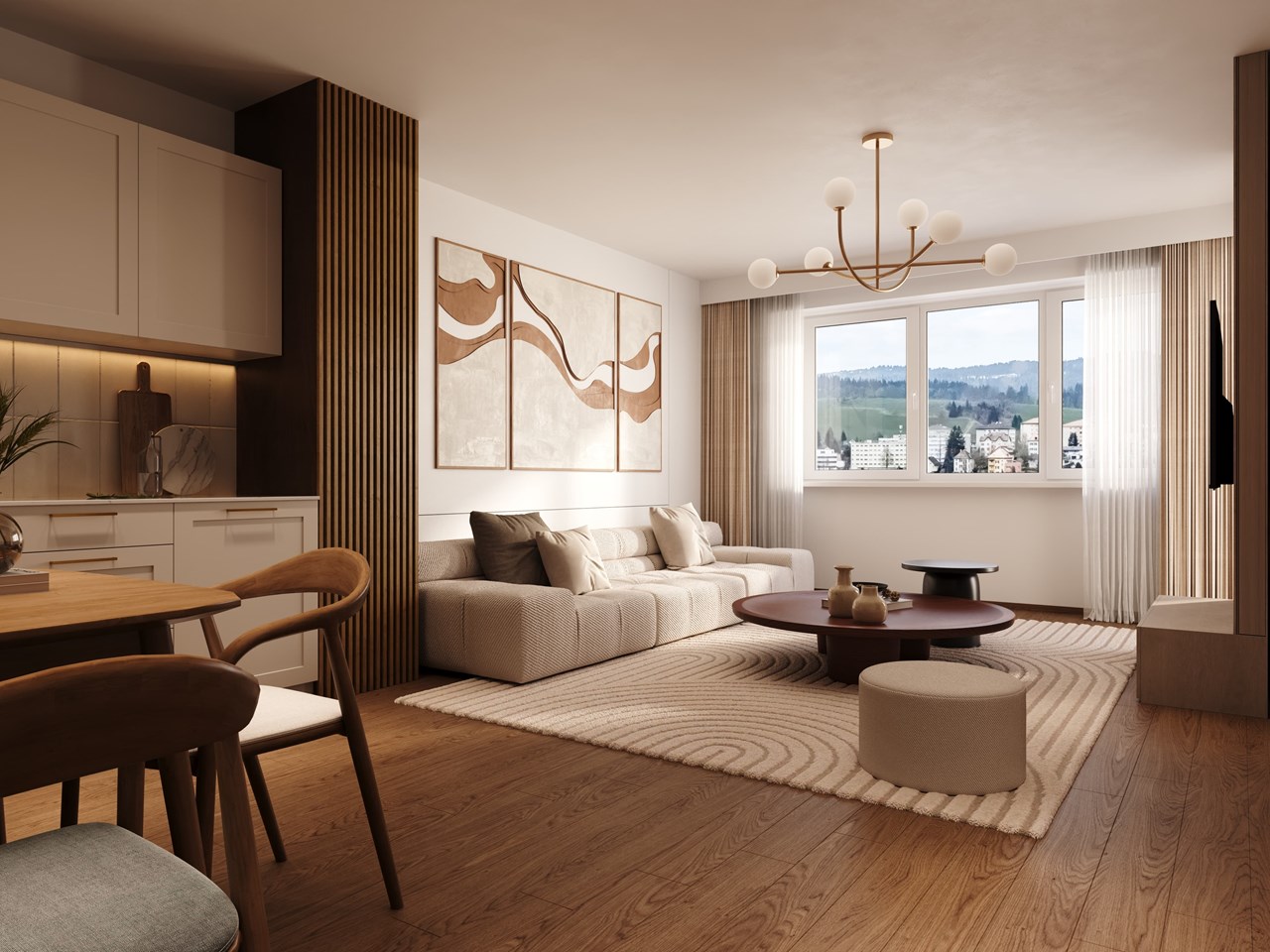 À vendre : Appartement 1 chambres La Chaux-de-Fonds - Ref : 3195 | Naef Immobilier