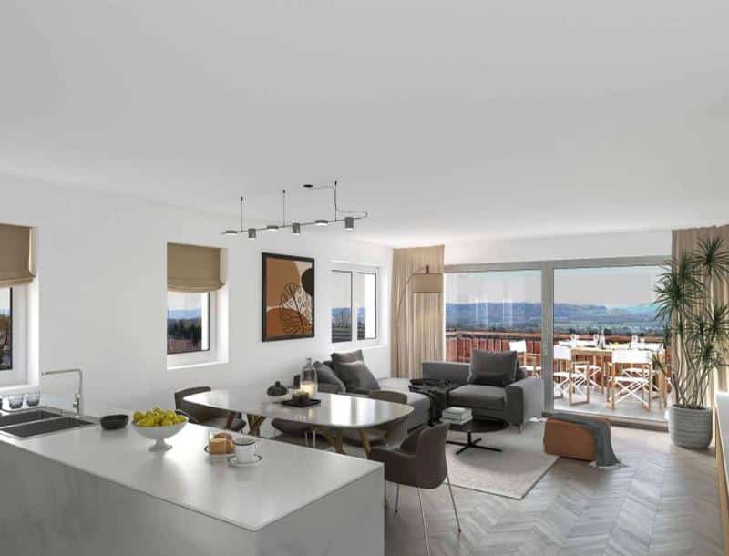 À vendre : Appartement 3 chambres St-Aubin FR - Ref : 37479 | Naef Immobilier
