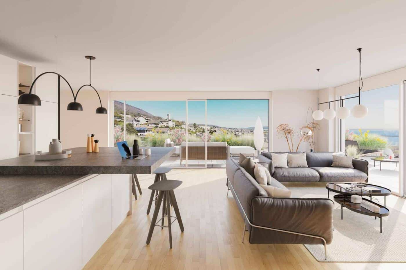 À vendre : Appartement 2 chambres Neuchâtel - Ref : 34707 | Naef Immobilier